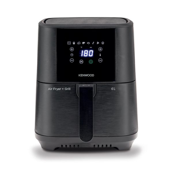 Kenwood - 6 Litre Basket Air Fryer with Grill Feature - HFP60.000BK