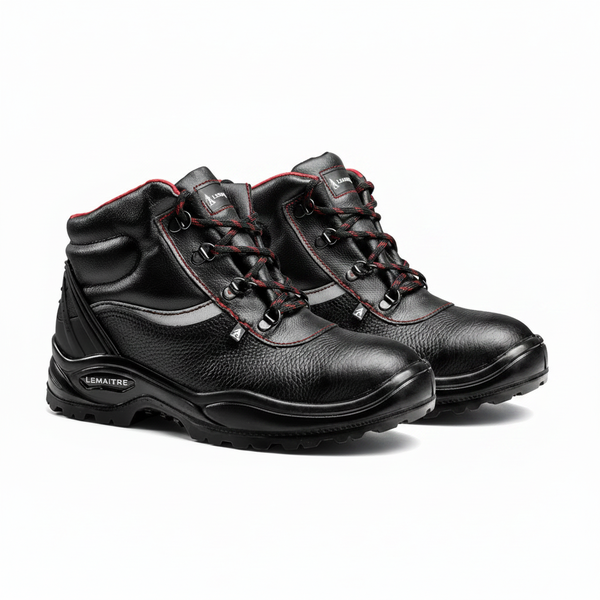 Lemaitre - Maximus Black Safety Boot with Composite Toe - Size 7 - 2 Pack
