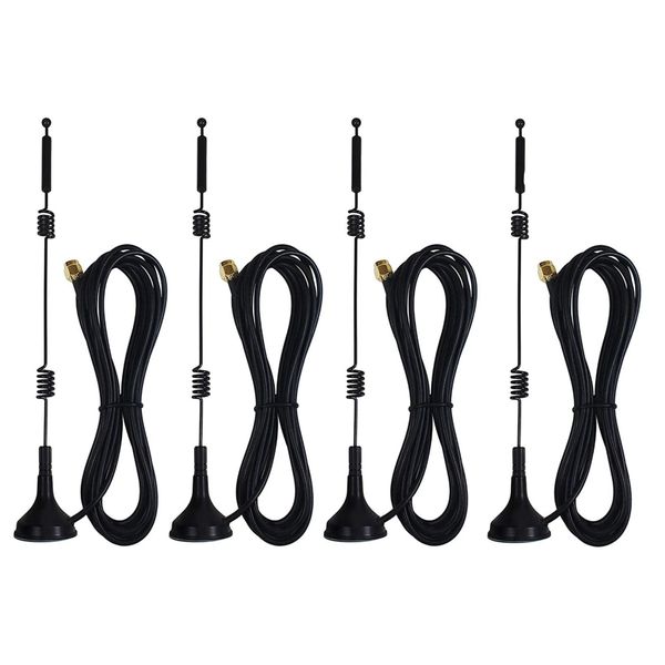 Dual Band Long Range Wifi Antenna (4-Pack) 9Dbi 2.4Ghz 5Ghz