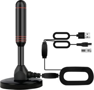 Portable HD TV Antennas - with 2 Amplifier Signal Booster, Support 4K