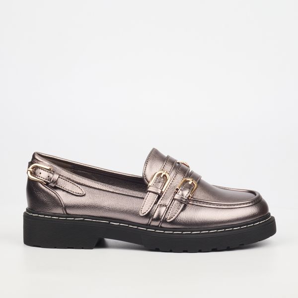 Butterfly Feet Rali 4 Women Faux Leather Shoes - Pewter