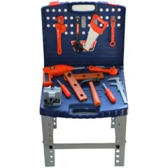 Mu Bear &amp; Co- Kids Workshop Tool Bench Construction Toy- 67 Pieces