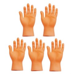 Playful Panda Tiny Finger Hands - Pack of 5