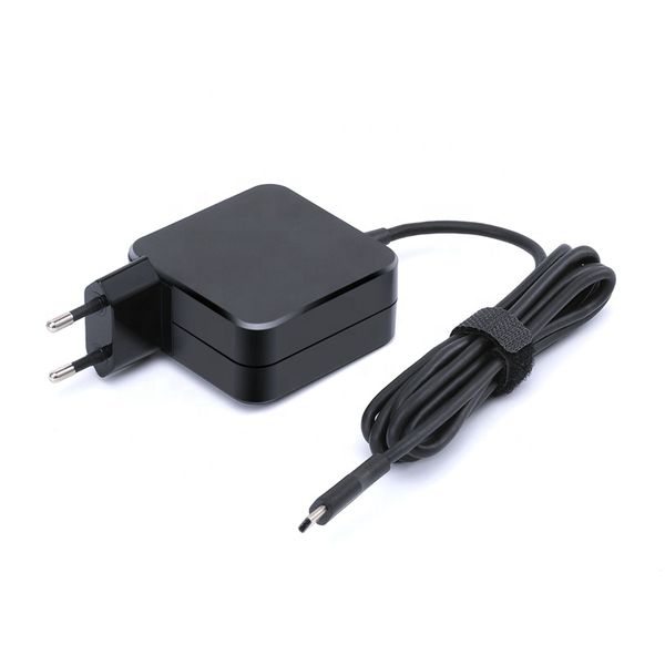 45W Type-C Power AC Adapter Charger - Black