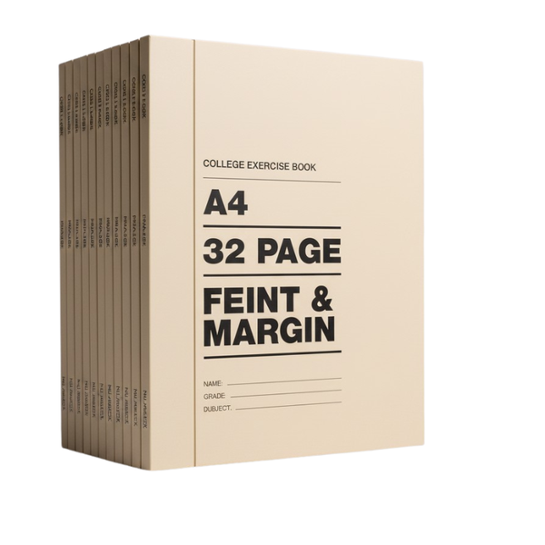 A4 College Books - 32 Pages F/M (Pack of 10)