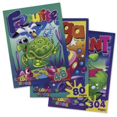 Treeline 48pg, 80pg, 304pg Colouring Books Bundle - 1 of Each