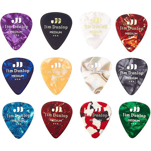 Dunlop Celluloid Medium Variety Guitar Picks