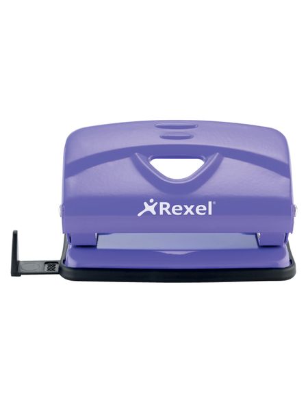 Rexel V210 2 Hole Metal 10 Sheet Punch - Purple