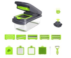 Stainless Steel Multi-function Vegetable Cutter 15-piece Set