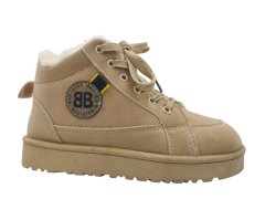 Warm Lace Up Booties - Warm Inner Lining