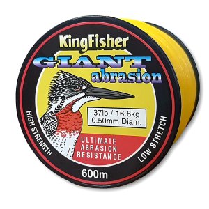 Kingfisher Giant Abrasion Nylon .50MM 16.8KG/37LB Colour Gold 600m Spool