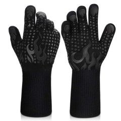 High Temperature Resistant Silicone Barbecue Gloves BBQ Insulation Gloves