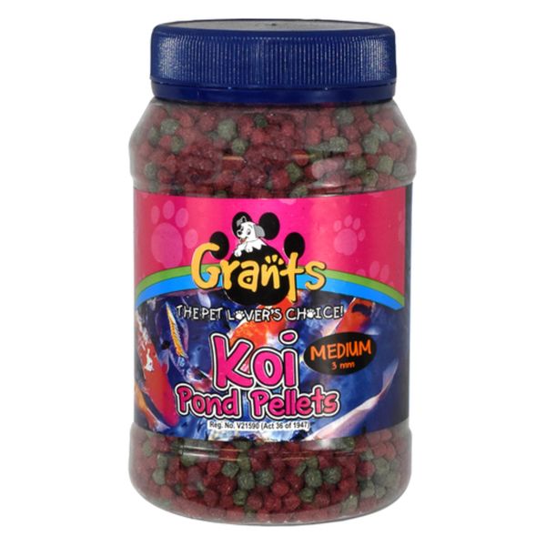 Grants Medium Koi Ponds Pellet 3mm 250g x6