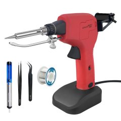 IPSTYLE Handheld Internal Heating Soldering Iron Gun - Auto Tin Feed