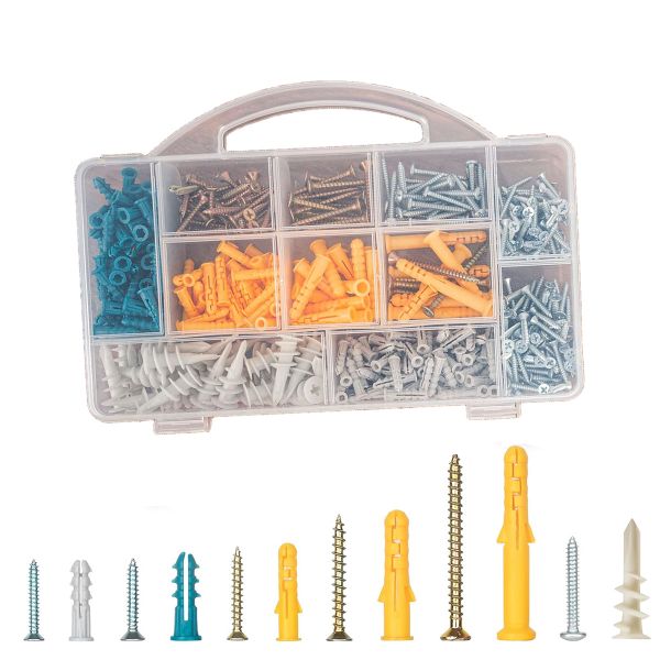 510 Pieces Wall Hanging Kit with Anchors and Screws Picture Hanging Kit