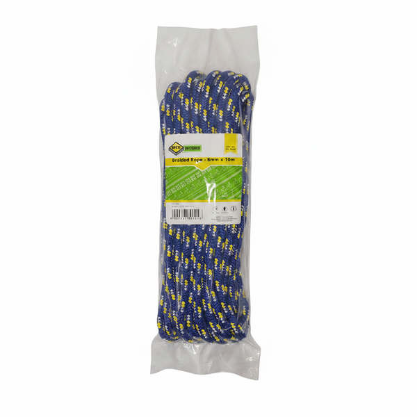 MTS Outdoor Braided Rope 8m x 10mm for Camping and Securing