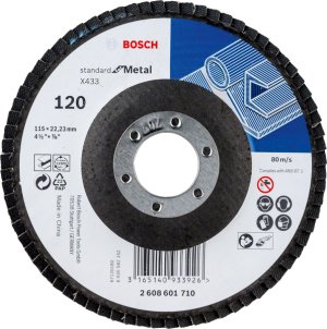 Flap disc Standard for Metal 115 mm 22.23 mm 120 straight