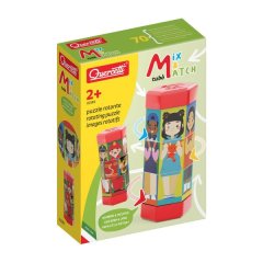Quercetti - Mix &amp; Match People &amp; Jobs Rotating Puzzle for Toddlers