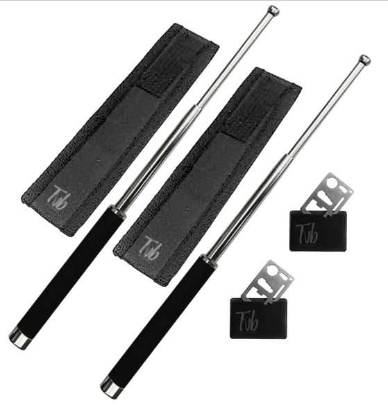 Tvb Extendable Tactical, Self Defence &amp; Survival Baton Sticks