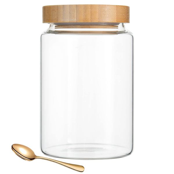 2600ml - Decorative Glass Container Jar