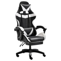 Ergonomic Gaming Chair with Footrest
