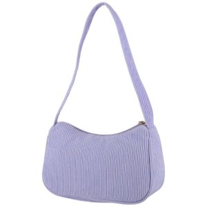 Minimalist Essential Corduroy Shoulder Bag