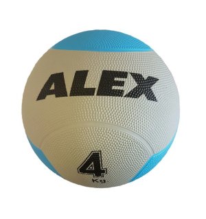 Alex Rubber Medicine Ball - 4kg