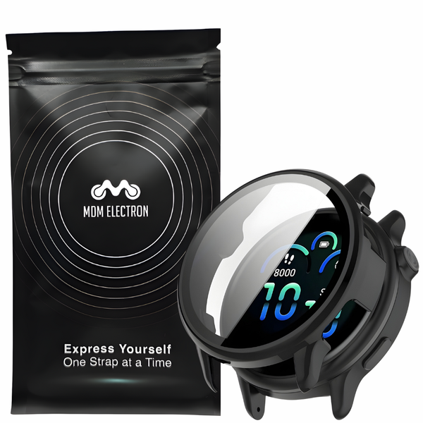 Full TPU Watch Cover Compatible with Garmin Vivoactive 6- Black