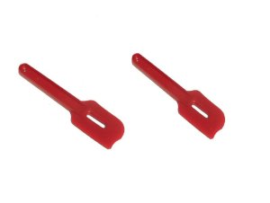 2 x Tupperware Paddle Scraper Spatulas