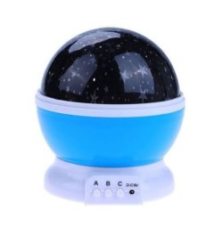 Rotating Night Light Blue