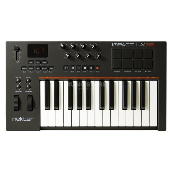 Nektar Technology Impact LX25 mk3 USB MIDI Controller Keyboard