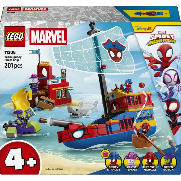 LEGO® Marvel Spidey And His Amazing Friends Team Spidey Pirate Ship 11208