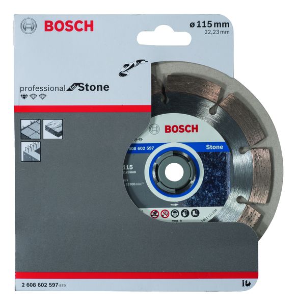 Standard for Stone diamond cutting disc 115 x 22,23 x 1,6 x 10 mm