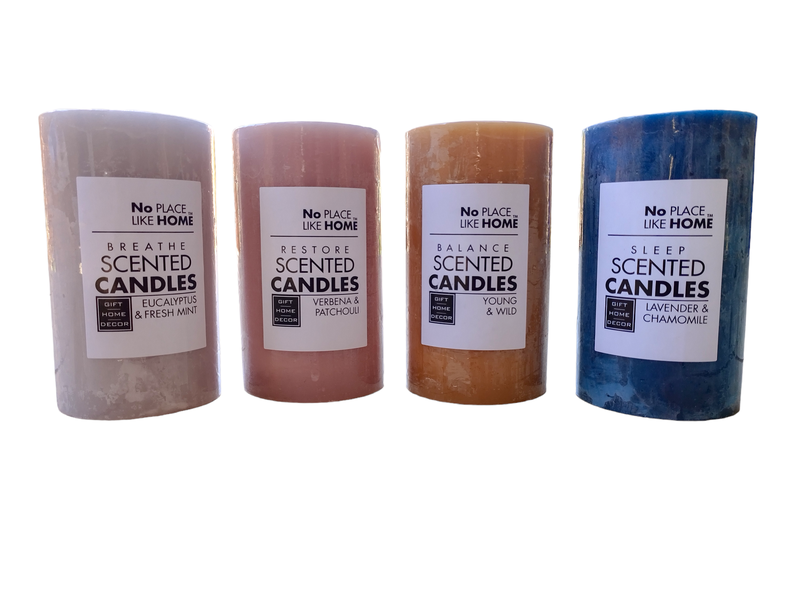 No Place Like Home - 12cm Scented Candle - Set of 4