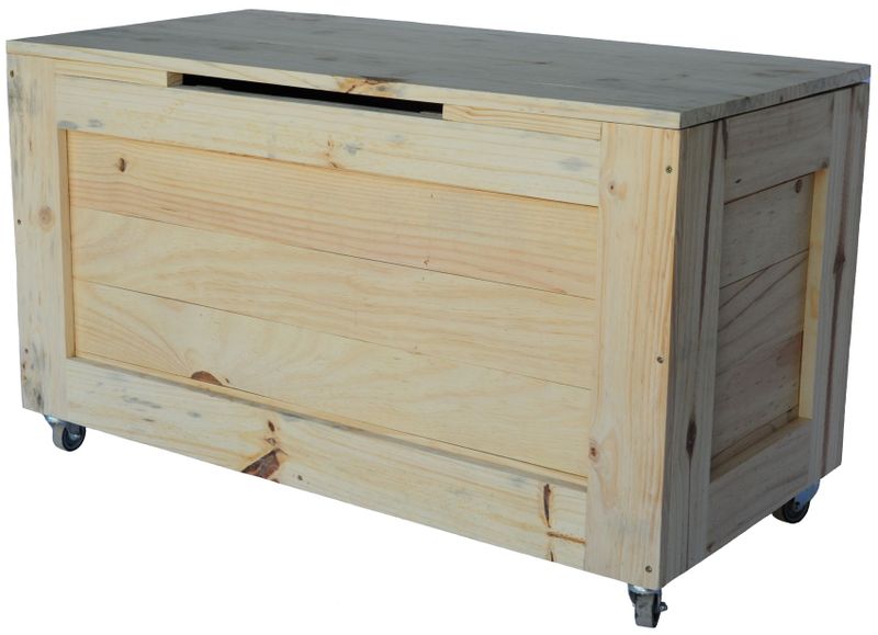 Un Painted Kist/Trunk/ Crate/Chest for storage in Bedroom or Living room