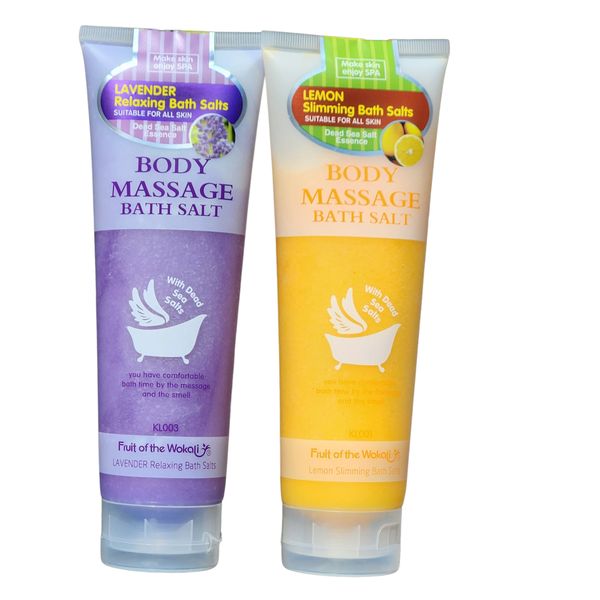 Lemon &amp; Lavender Body Massage Bath Salt Combo (380g X2)