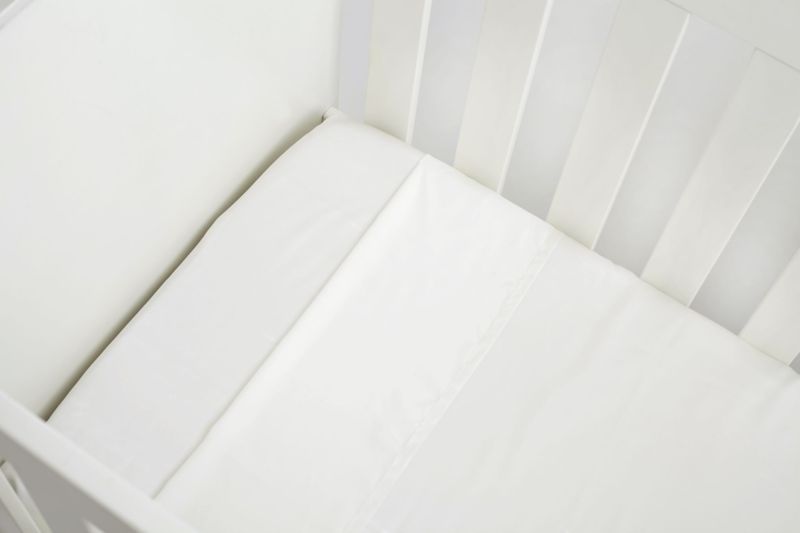 Silk Cot Flat Sheet, 100% Mulberry Silk