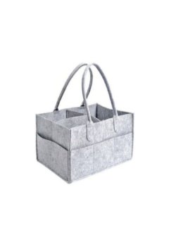 Diaper Nappy Organizer - Light Grey