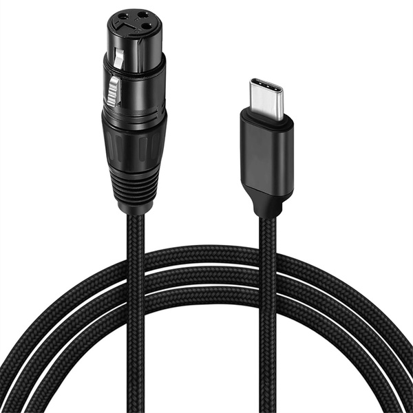 XLR to USB C USB C to XLR for Phone to Microphone XLR to USB Cable for Tabl