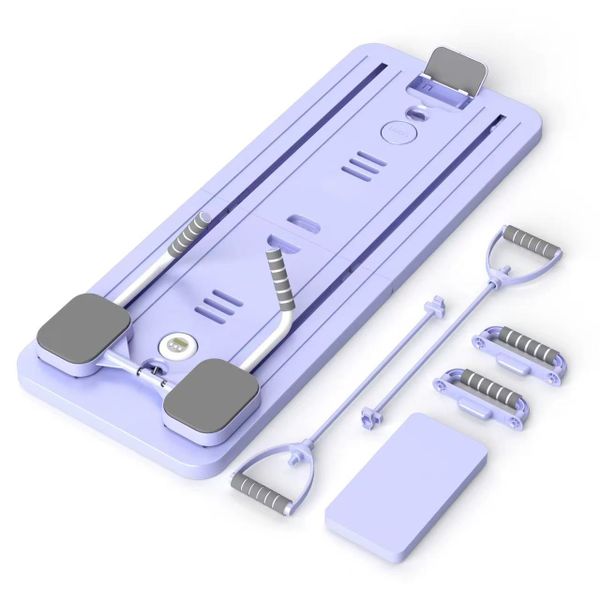 6 in 1 Multi-Purpose Foldable Pilates Reformer Board Set With Phone Stand