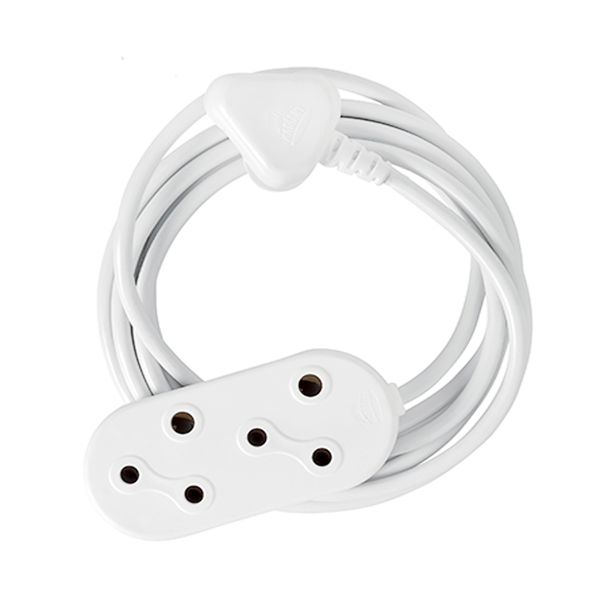 Cord Extension 10m 10Amp Double Prepacked