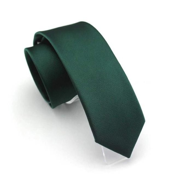 Solid Narrow Neck Tie