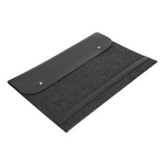 Laptop Sleeve Flip Type Protective Double Layer Felt Microfiber Computer