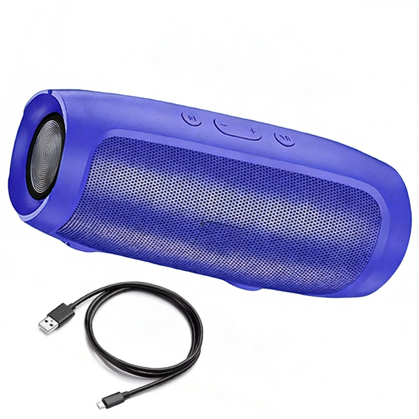 Portable Blue Bluetooth Speaker 6W Dynamic Sound Compact Design