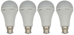 B22 LED Rechargeble 7W Globe - Emergency Bulb 4 Pack