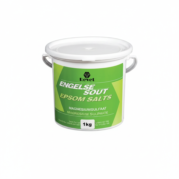 Revet Epsom Salt 1 kg - Magnesium Sulfate for Relaxation and Soothing
