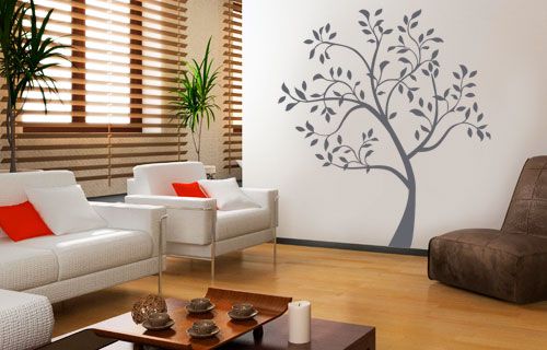 Fantastick - Apple Tree Vinyl Wall Art - White
