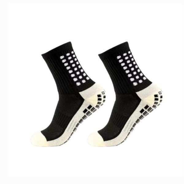Navy And White Short Grip Socks - Pack of 12