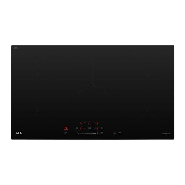 AEG 90CM Schott Glass Induction HOB - Gloss Finish