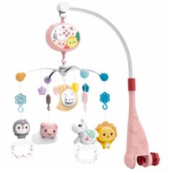 FocusBaby 54cm Rotating Baby Crib Mobile With Music And Projector Box
